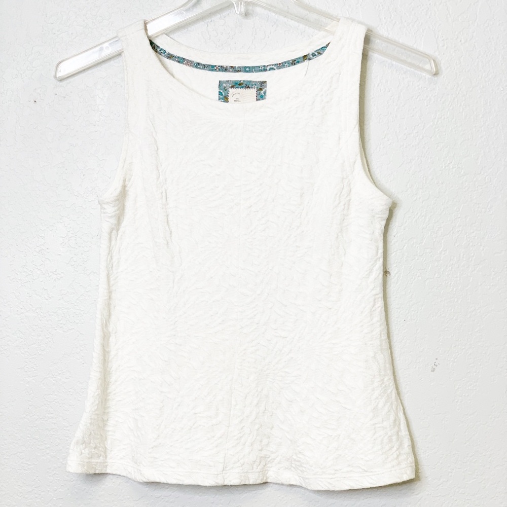 Anthropologie Postmark Textured Sleeveless Top